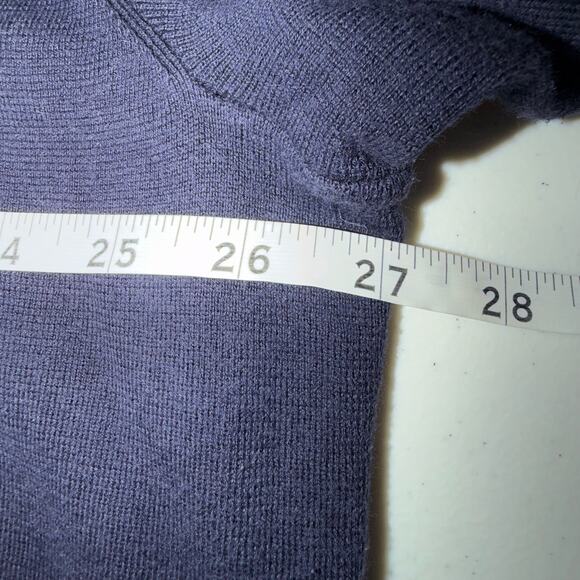 Polo Ralph Lauren Mens 3XLT Navy Blue Orange Embroidered Pony 1/4 Zip Sweater - Picture 6 of 6